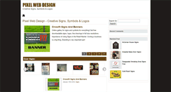 Desktop Screenshot of pixalwebdesign.com