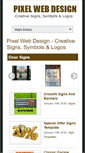 Mobile Screenshot of pixalwebdesign.com